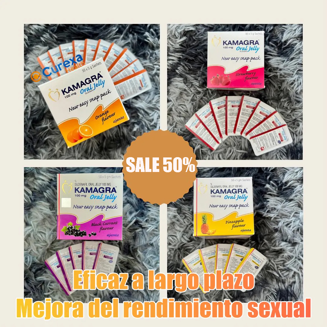 Kamagra Oral Gel 2 confezioni, totale 100 mg x 100 bustine